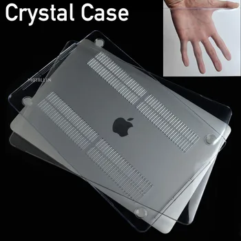 Crystal Caurspīdīga Lietā Macbook Pro Retina Gaisa 11 12 13 15,2020 Mac Gaisa 13 collu A1932,Jaunu pro 13 15 Klēpjdatora Vāks apvalks