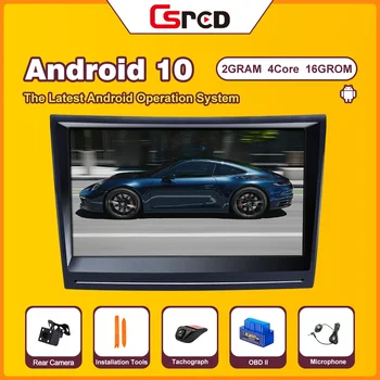 Csred Android 10.0 Par Porsche Cayman 911 997 2005. - 2008. Gadam Boxter 2005-2012 Auto Radio Auto Multimediju Atskaņotājs, GPS Navigācija, Stereo