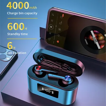CUFOK TWS Bluetooth Earbuds Taisnība Bezvadu Austiņas HiFi Bass Stereo Sporta Austiņas Spēļu Austiņas Ar Mikrofonu Charing Gadījumā