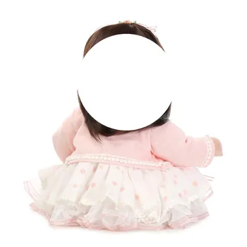 Cute kleitu, drēbes komplekti 50cm -52 cm spilgti silikona atdzimis bērnu lelles kleita DIY piederumi bērnu Rotaļlietas meitenēm dāvanu bērniem