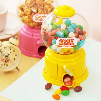 Cute Salds Mini Candy Mašīna Burbulis Automātā Monētas Banka Bērniem, Rotaļlietas Bērniem, Dāvanu GHS99