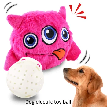 Cute Suņu Rotaļlietas, Plīša Ķiķināšana Bumbu Rotaļlietas Kucēns Automātiskās Elektroniskās Krata Traks Suns Rotaļlietas Izmantot Interaktīvās Izklaides Pet Rotaļlietas