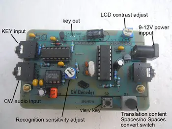 CW Signālu Ģenerators PS2 / Tastatūru, Morzes Kods + CW dekoderi/Morzes kodu lasītājs