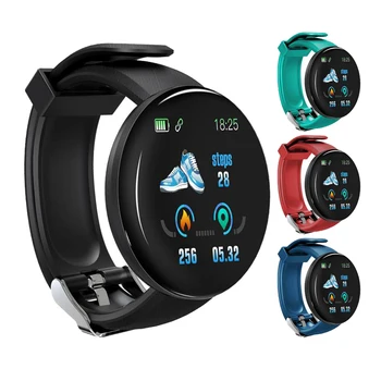 D18 Smart Skatīties Smart Aproce Vīriešiem, Sirdsdarbības Ātrums, Asinsspiediens Bluetooth Smartwatch Fitnesa Tracker Veselības Aproce Ūdensizturīgs