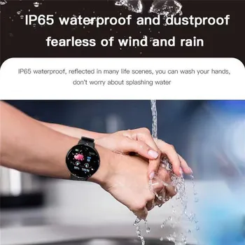 D18 Smart Skatīties Vīrieši Sievietes asinsspiediens, Sirdsdarbības Tracker Modes Smartwatch IP65 Waterproof Sports Fitness Tracker Skatīties