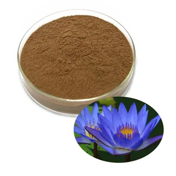 Dabas bioloģisko Zilā lotosa ekstrakts, Ūdens lilijas, Nomierinoša un anti-oksidantu, anti-novecošanās 100/500/1000g