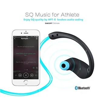 Dacom Sportists Auss Āķis, Sporta Bluetooth 4.1 klausules Sweatproof Mini Bezvadu Hifi Bass Austiņas Ar Mikrofonu