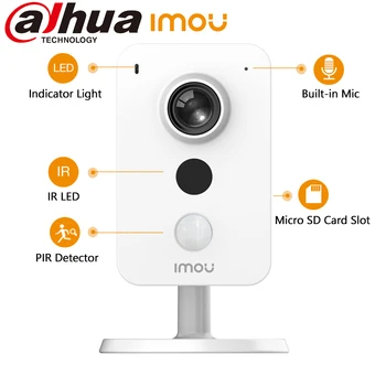 Dahua IP Kameras 4MP Wifi PIR Atklāšanas Ārējās Signalizācijas Novērošanas Kameru Imou Cube Home Security Iebūvēts MIC&Skaļrunis, divvirzienu
