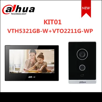 Dahua VTH5321GB-W VTO2211G-WP wifi IP Villa Āra Stacijas Telpās Uzrauga IP Komplektam durvju atbalsta POE video durvju papildaprīkojuma