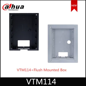 Dahua VTM114 + Flush nostiprinātās Kārbas Alumīnija sakausējuma flush kastes, ko Izmanto, lai VTO2202F(-P) komunikāciju ierīču