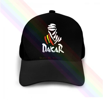 Dakāras Rallija Balts Logo Klasiskais Melns (Classic Black 2020 Jaunākais Black Tautas Beisbola Cepure, Cepures Unisex
