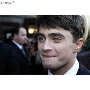 Daniel Radcliffe Plakātu Drukas Zīda Auduma Drukas Plakāts audums Auduma Sienas Plakātu Pasūtījuma Satīna Plakātu 40X60cm,50X75cm,60X90cm