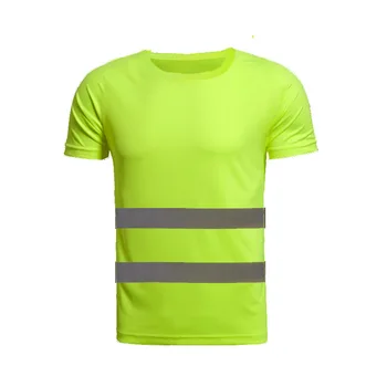 Darba Atstarojošs T-kreklu, darba Apģērbi Satiksmes Motociklu Nakts Braucējs Drošības T-krekls Drošības lielu ievērību Velosipēdu Sporta Apģērbs