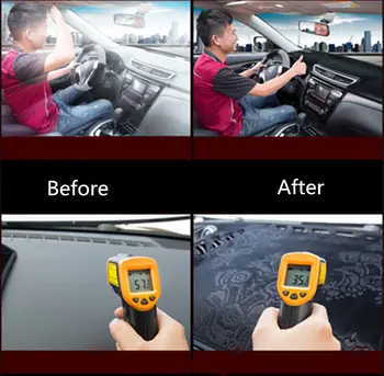 Dashmat Paneļa Vāciņu Mat Pad Saules Ēnā Instruments, Paklāju Aizsargs Car Styling Piederumi Mazda CX-3 CX3 2016 2017 2018