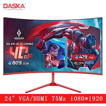 DASKA 24 collu Izliektu LCD Monitors Spēļu spēlēšanas Spēle Konkurss 24