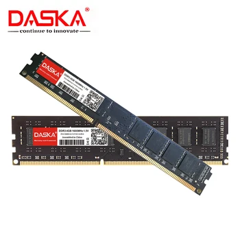 DASKA Zīmola DDR3 4GB (2pcsx2GB) 1600/1333 MHz 1,5 V 240Pin 8 GB, 16 GB PC3-12800/10600 Intel Desktop Atmiņa DIMM