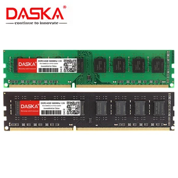 DASKA Zīmola DDR3 4GB (2pcsx2GB) 1600/1333 MHz 1,5 V 240Pin 8 GB, 16 GB PC3-12800/10600 Intel Desktop Atmiņa DIMM