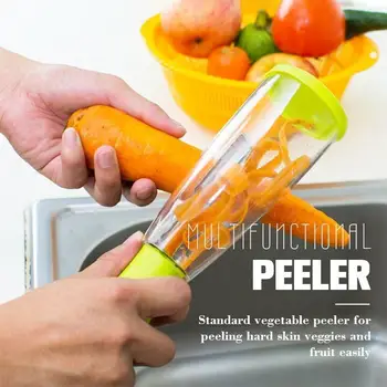 Daudzfunkcionāls Peeler Duolvqi Praktiskais peeliing mašīna Plastmasas mannully kartupeļu peeler Radošo Mājas virtuves rīki