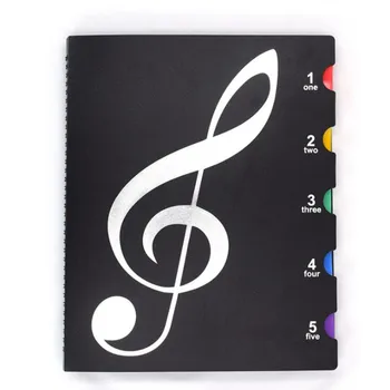 Daudzslāņu krāsu ūdensizturīgs mūzikas mapē failu plastmasas datu soma Iesniegšanas Produktiem dokumentu soma, A4 mape mūzika 20 lapas