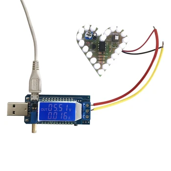 DC-DC LCD USB Solis uz AUGŠU/uz Leju Barošanas Modulis Regulējams Palielināt Buks Pārveidotājs Voltmetrs Ammeter Akumulatora Jaudu un Testeris