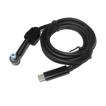 DC USB Type C līdz 5.5x1.7 5.5*1.7 mm Male Plug Converter USB C PD Uzlādes Kabelis Vadu 19V Acer Aspire Portatīvo datoru Strāvas Adapteri