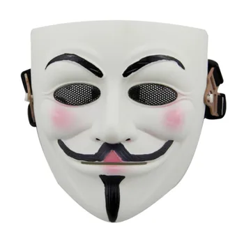DC08 Taktiskās V For Vendetta Galvaskausa Pilnu Sejas Aizsardzības Airsoft Maska Militārās Armijas CS Wargame Peintbola Halloween Puse