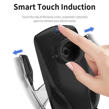 DCAE Automātiskās Spriegošanas Infrasarkano Indukcijas QI Auto Bezvadu Lādētāju Turētājs IPhone 12 11 Pro Max XS XR X 8 Samsung S20 S10 S9