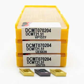 DCMT070204 DCMT11T304 DCMT11T308 karbīda rīku, CNC virpošanas instrumentu, virpas instrumentu metāla pagrieziena rīks DCMT 070204 Cietā Sakausējuma pagrieziena rīks