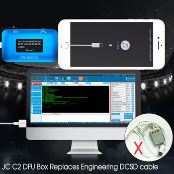 DCSD Alex Kabelis priekš iPhone Seriālo Portu Projektēšana Kabeļu Ievadiet violeta ekrāns var partijas darbību SysCfg programmatūras/DFU kaste