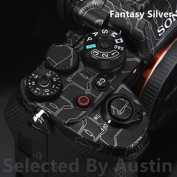 Decal Ādas Wrap Fotokameras Ādas Sony A7S3 A7SIII A7SM3 A7SM3 Alfa 7S ar III Decal Protector Anti-scratch Mētelis Ietin uz Lietu