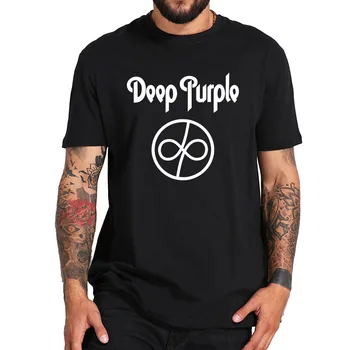 Deep Purple T Krekls, Albums Infinite Ideāls Svešiniekiem Tshirt Angļu Rokgrupa Elpojošs Kokvilnas Vintage Topi