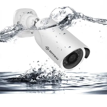 DEFEWAY 8CH DVR Komplekts VIDEONOVĒROŠANAS Sistēmas Ieraksti 8PCS 1080P Home Security Ūdensizturīgs Nakts Redzamības Bullet Kamera Video Novērošanas Komplekts