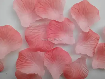 Dekoratīvas mākslīgās rožu ziedu ziedlapiņām koraļļu rozā dārza kāzu centerpieces līgavas duša puse rotājumi petalas de rosa