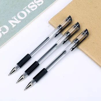 Deli gēla pildspalva 0.5 bullet pildspalva melnā, sarkanā, zilā ūdens bāzes pildspalvu oglekļa pildspalvu, paraksts ar pildspalvu, mācību biroja piederumi pildspalvas