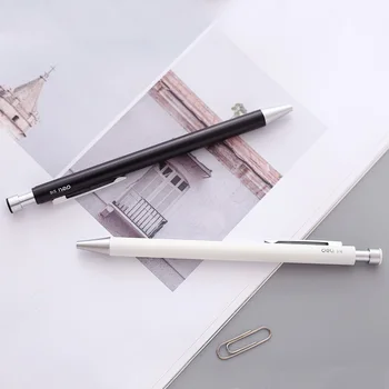 Deli S16 Nospiediet Neitrāls Metāla Pildspalva 0.5 mm, gluda Rakstīšanas gēla tintes Pildspalva Skolas Preces, Melna Gēla Pildspalvas Gēla Pildspalvu 1