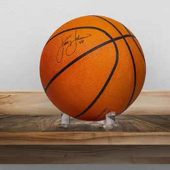 Deluxe Akrila Bumbu Stāvēt Akrila Trīsstūris Displejs Stāvēt Turētājs Amerikāņu Basketbola Volejbols