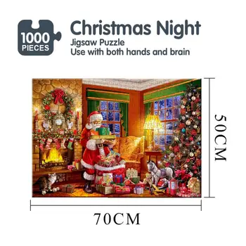 Deluxe-Santa Express Piegādi Ziemassvētku Puzzle 1000 Gabali Augstas Grūtības Puzzle 1000 Gabalu Puzzle Mājas Sienas Gleznojums Puzles