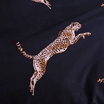 Denisroom dzīvnieku Gepards, Segas un Gultas komplekti Luksusa divguļamā Gulta Mierinātāji Sega sedz 240/220 Karaļa gultas piederumi XY10#