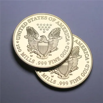 DHL 50gab/daudz Bezmaksas Piegāde 20 Dolāru American Eagle 2000 liberty zelta metāla .999 SMALKA Zelta Monēta, kas Plaķēti