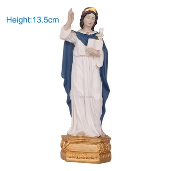 Dievmātes Lourds Statuja Attēls Saint Vissvētākās Jaunavas Marijas Skulptūra Galda Statuja Statuetes