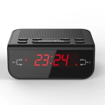 Digitālais Modinātājs ar FM Radio Dual Alarm Svilpe Atlikt Miega Funkciju Sarkanas LED pulkstenis Galda Pulkstenis Modinātājs