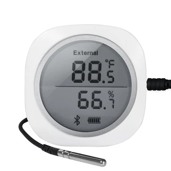 Digitālo Termometru, Higrometru, Elektroniskās LCD Temperatūras un Mitruma Mērītājs Laika apstākļu Stacijas Iekštelpu Āra IBS-TH1 Plus Bezvadu