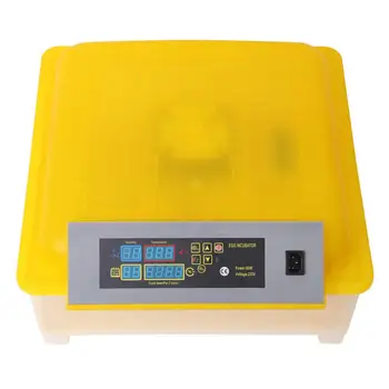 Digitālā 48 Olu Inkubators Pilnībā Automātiska Inkubators Brooder Audzētājs DE