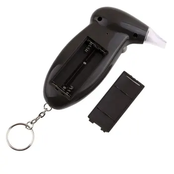 Digitālā Alcohol Breath Tester Analizators ar Detektoru Tests Keychain Breathalizer Breathalyser Ierīces LCD Displejs