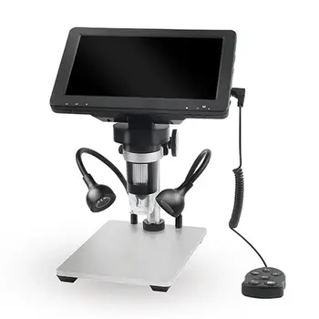 Digitālā Mikroskopa Palielinājums 1200X Mikroskopu ar 7 Collu HD Ekrānu, kas Piemērotas Mācīšanas Shēmu Plates Ievērojot Senlietas