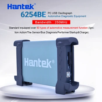 Digitālā osciloskopa Hantek 6254BE 250MHz Joslas platumu, Automobiļu Osciloskopi Auto-detektors 4 Kanālu 1Gsa/s USB PC Osciloscopio