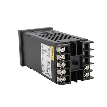 Digitālā PID Temperatūras Kontrolieris Komplektā Dual Ciparu Displejs REX C100 Termostats + 40Da PSR Releja+ K Tipa Zondes Sensors