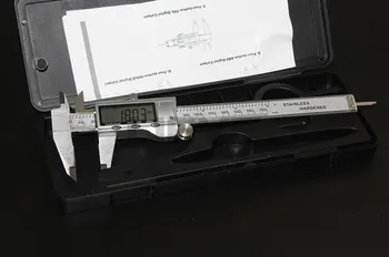 Digitālā Vernier Suportu 6 Collu 150mm/200MM/mm 300 mm Nerūsējošā Tērauda Elektronisko Suportu Mikrometru Dziļums Mērīšanas Instrumenti