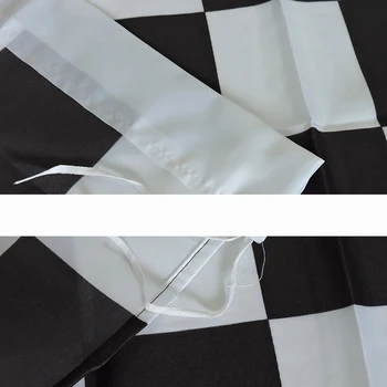 Digitālās drukas F1 sacensības vimpelis pārbauda, karogi 100D poliestera materiāla, kas peld ar sacīkšu baneri