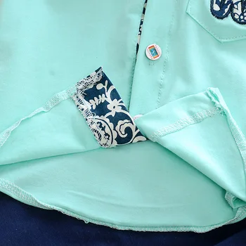 DIIMUU 2gab Modes Baby Boy Apģērbs Oficiālas Personas Vasaras Kostīmi Bērniem Toddler Zēnu Drēbes, Uzvalki Krekls + Džinsa Bikses Apģērbu Komplekti